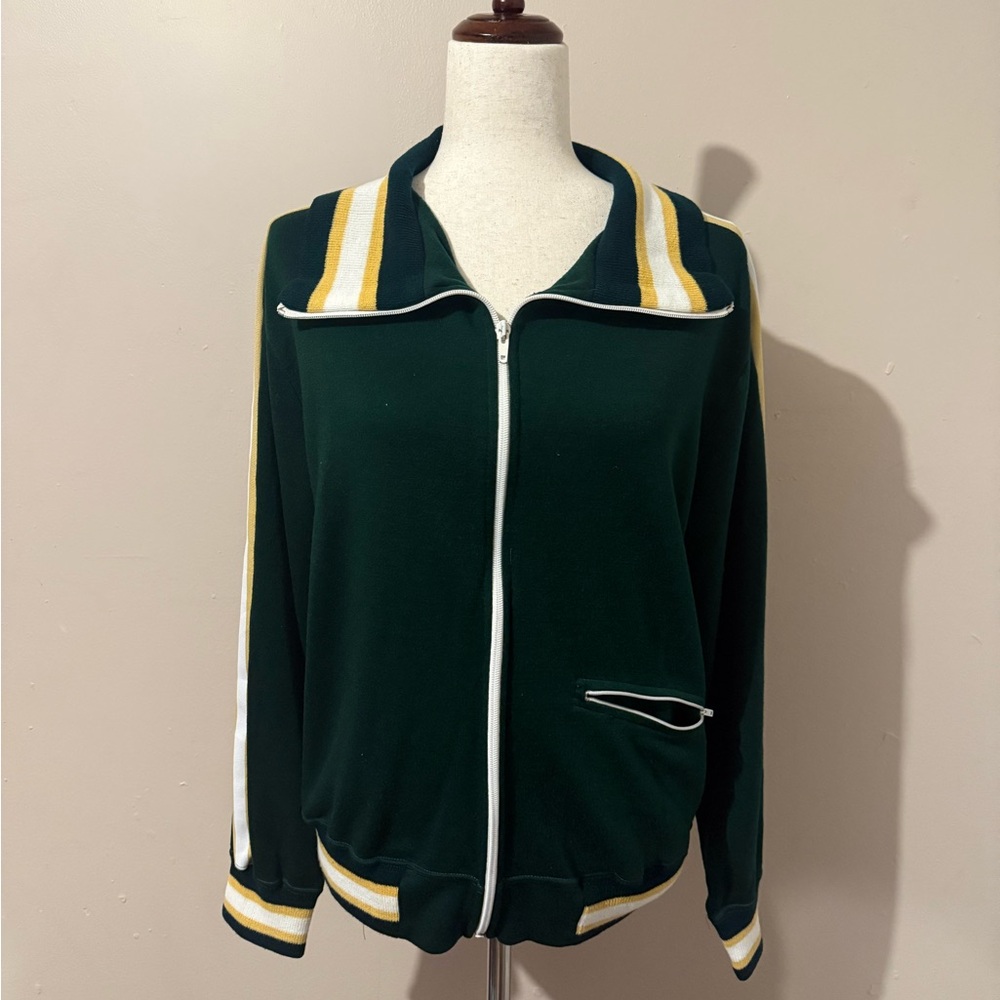 Green and Yellow Women's Jacket (Vintage)